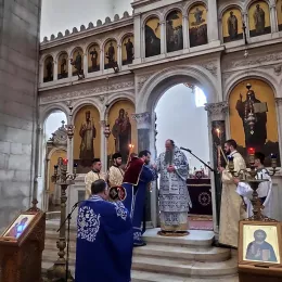 Епископ Јоаникије богослужио у никшићком Саборном храму 