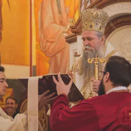 Владика Јоаникије у подгоричком Храму Христовог васкрсења