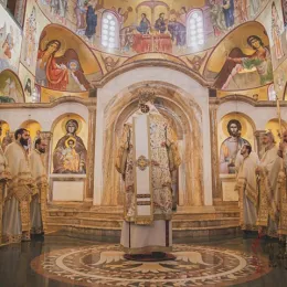Владика Јоаникије у подгоричком Храму Христовог васкрсења