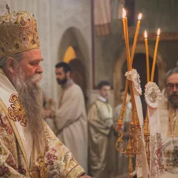 Владика Јоаникије у подгоричком Храму Христовог васкрсења