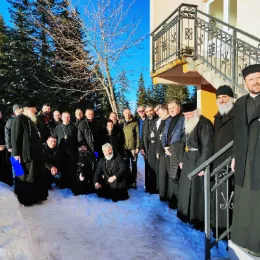 Литургија и сједница Епархијског управног одбора