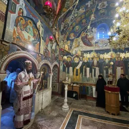 Владика Методије на празник Сретења Господњег служио Литургију у манастиру Заграђе