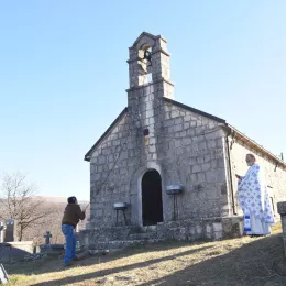 Епископ Методије на Сретење Господње служио Литургију у цркви Вазнесења Господњег у Драговољићима