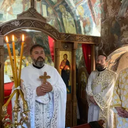 Епископ Методије на Сретење Господње служио Литургију у цркви Вазнесења Господњег у Драговољићима