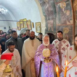 Епископ Методије на Сретење Господње служио Литургију у цркви Вазнесења Господњег у Драговољићима