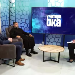 У емисији "У четири ока" гостовали отац Миајло Бацковић и Мехо еф. Мартиновић