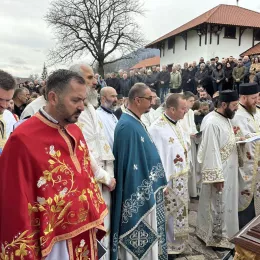 На православном гробљу у Беранама сахрањен протојереј-ставрофор Драган Ристић
