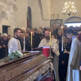 На православном гробљу у Беранама сахрањен протојереј-ставрофор Драган Ристић