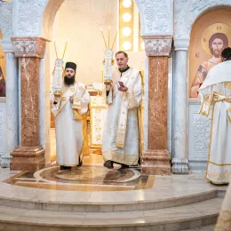 Епископ Методије богослужио у Саборном храму Преподобног Симеона Мироточивог