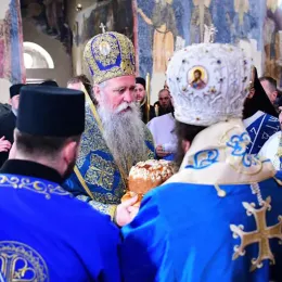 Празник Светог Симеона Мироточивог у Студеници, богослужио Митрополит Јоаникије