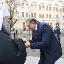 Патријарх Порфирије на састанку са председником Додиком: Циљ пресуде Суда БиХ јесте да делeгитимизује постојање Републике Српске