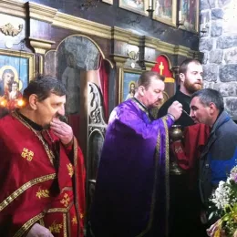 Литургија служена у цркви Светих Апостола Петра и Павла у Бијелом Пољу