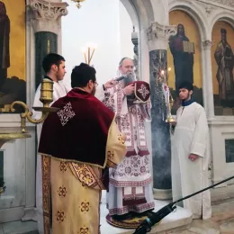 Литургија у Саборном храму у Никшићу