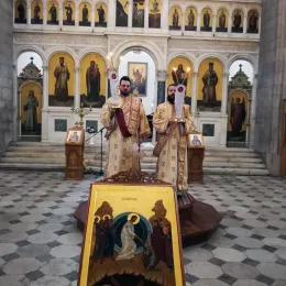 Литургија у Саборном храму у Никшићу