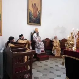 Литургија у Саборном храму у Никшићу