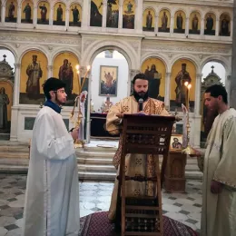 Литургија у Саборном храму у Никшићу