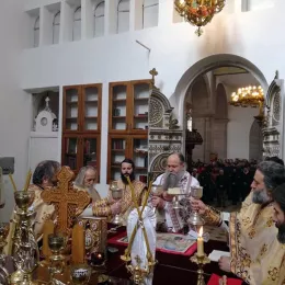 Литургија у Саборном храму у Никшићу