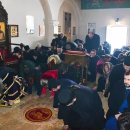 Пређеосвећена Литургија и исповијест свештенства на Жабљаку