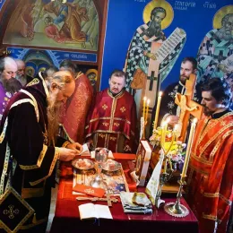 Пређеосвећена Литургија и исповијест свештенства на Жабљаку