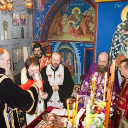 Пређеосвећена Литургија и исповијест свештенства на Жабљаку