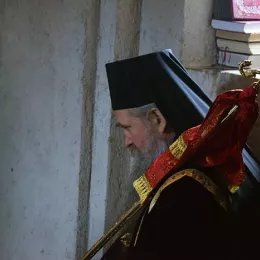Заупокојена Литургија и опијело игуманији Евангелији
