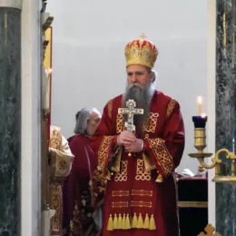 Литургијско сабрање и помен Владици хаџи Сави Косановићу