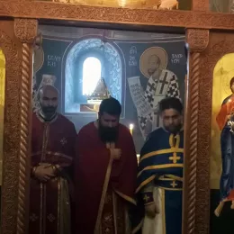 Литургија Пређеосвећених Дарова у манастиру Блишкова