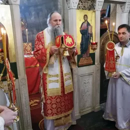 На Крстопоклону недјељу Епископ Јоаникије богослужио у манастиру Ђурђеви Ступови