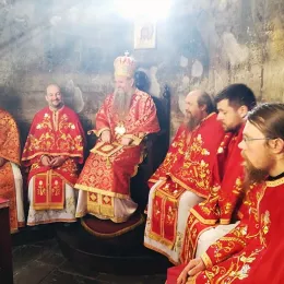На Крстопоклону недјељу Епископ Јоаникије богослужио у манастиру Ђурђеви Ступови