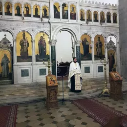 Вечерњa с чином праштања у Никшићу