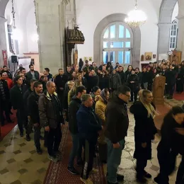 Вечерњa с чином праштања у Никшићу