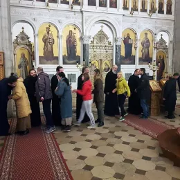 Вечерњa с чином праштања у Никшићу