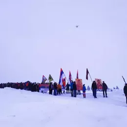 Молебан и литија на Жабљаку