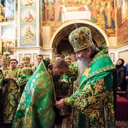 Владика Јоаникије на  прослави Кијевопечерских светих