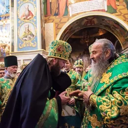 Владика Јоаникије на  прослави Кијевопечерских светих