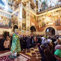 Владика Јоаникије на  прослави Кијевопечерских светих