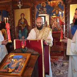 Епископи Јоаникије и Јован богослужили у Острогу у Недјељу о страшном суду