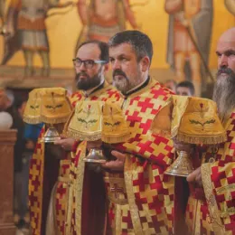 Епископи Јоаникије и Методије богослужили у храму Васкрсења Христовог у Подгорици