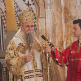 Епископи Јоаникије и Методије богослужили у храму Васкрсења Христовог у Подгорици