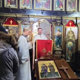 Литургија у цркви Светих апостола Петра и Павла у Бијелом Пољу