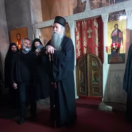 Вечерње с чином праштања у манастиру Ђурђеви Ступови