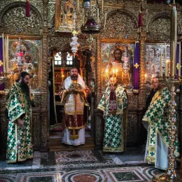 Епископ Методије служио Литургију у манастиру Хиландару