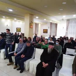 Изложба икона и предавање у Парохијском дому у Никшићу