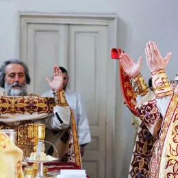 Крстопоклона недјеља у Саборном храму у Никшићу