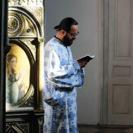 Крстопоклона недјеља у Саборном храму у Никшићу