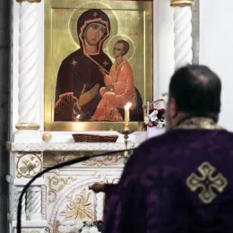 Молебни канон Пресветој Богородици за Косово и Метохију служен у никшићком Саборном храму