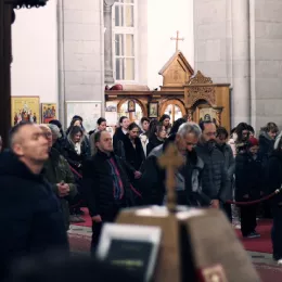 Молебни канон Пресветој Богородици за Косово и Метохију служен у никшићком Саборном храму