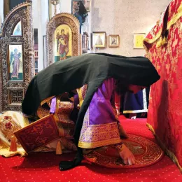 Литургија пређеосвећених дарова у манастиру Ђурђеви Ступови