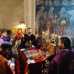 Литургија пређеосвећених дарова у манастиру Ђурђеви Ступови