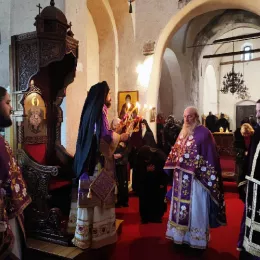Литургија пређеосвећених дарова у манастиру Ђурђеви Ступови